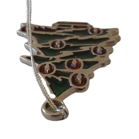 Vtg Stained Glass Christmas Tree Ornament Russ Berrie Holiday Highlights Acrylic - Picture 9 of 16